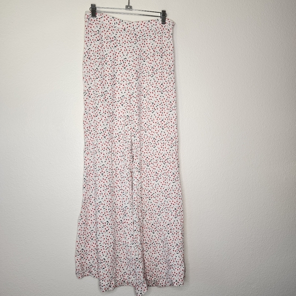 Free People Cherry Easy Peasy Printed Wideleg Pants 6 - Picture 4 of 6